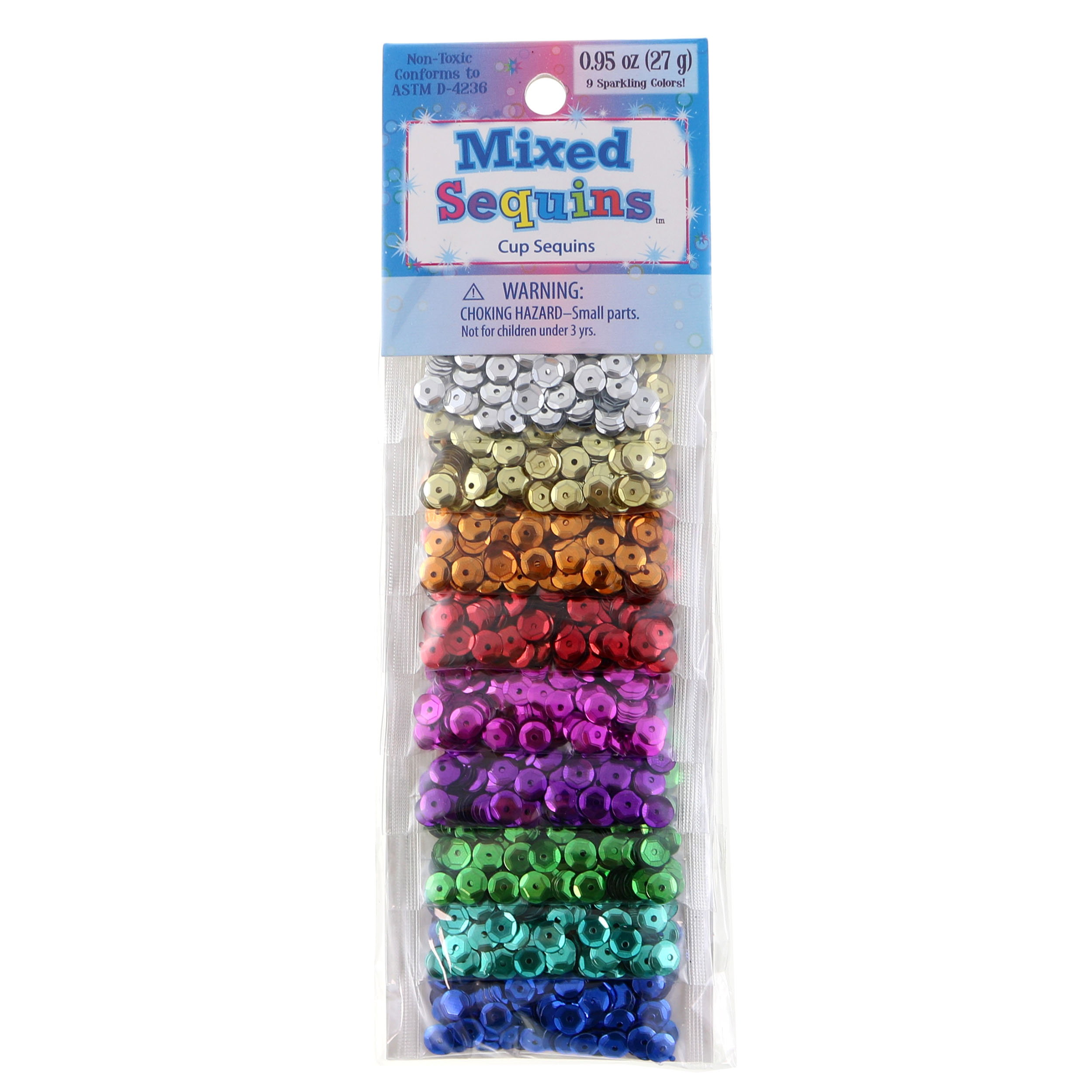Sulyn Assorted Cups of Mixed Sequins, 9 pack - image 1 of 2