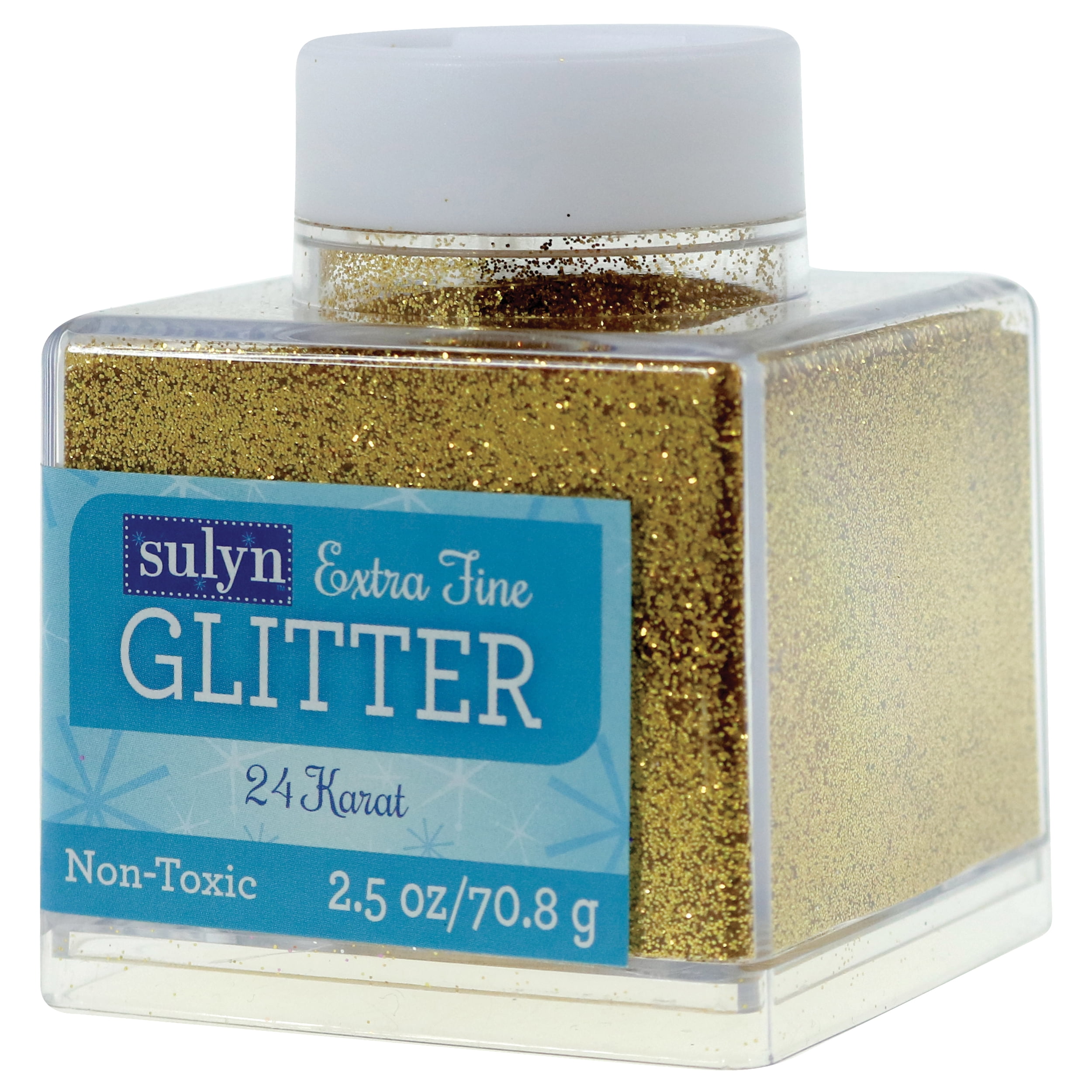 Sulyn Extra Fine Glitter for Crafts, 24 Karat Gold, 2.5 oz