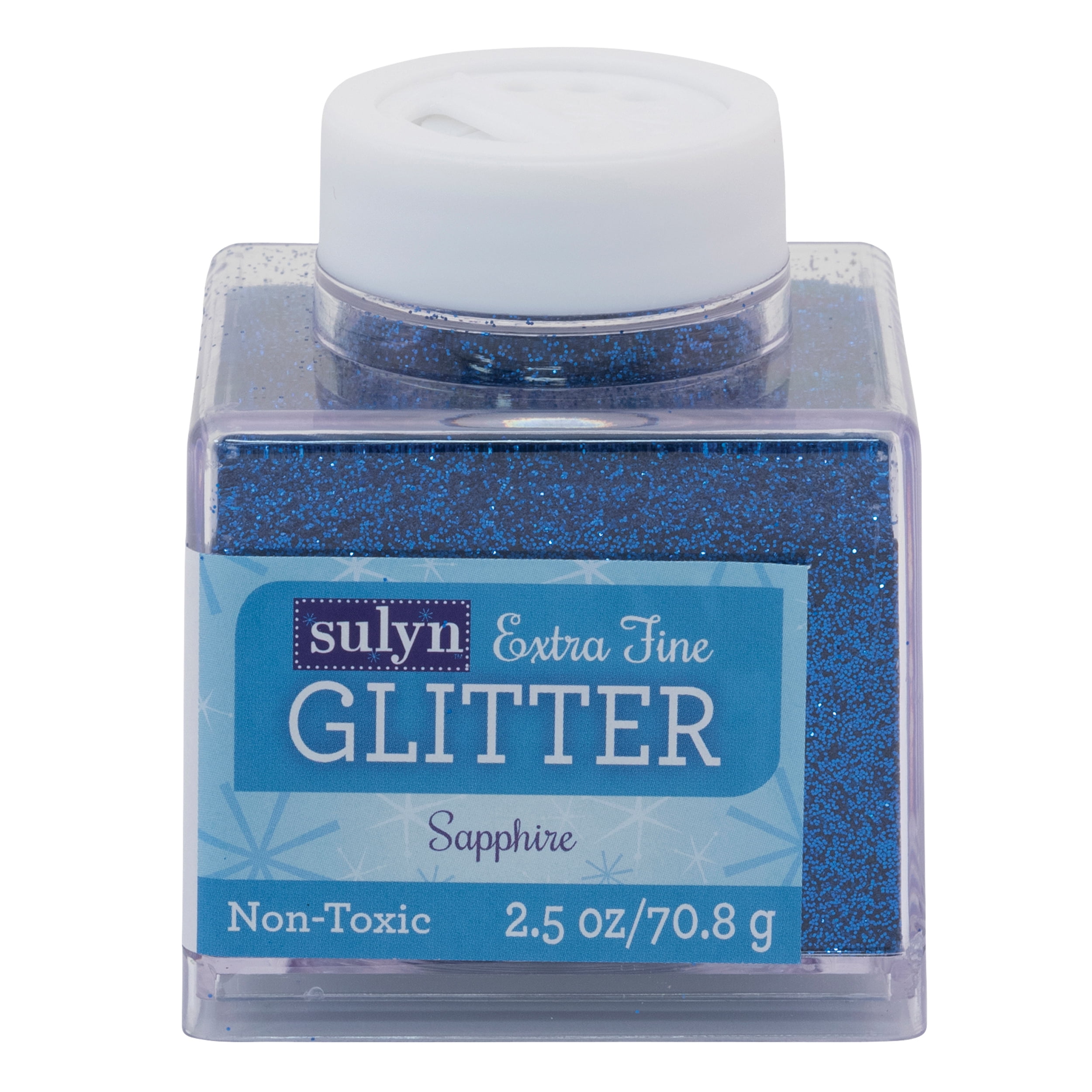 144 Wholesale Fabric Glitter Paint Pen 2oz. In Blue Sapphire - at