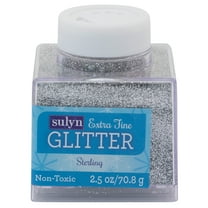 Sulyn Extra Fine Glitter for Crafts, Sterling Silver, 2.5 oz