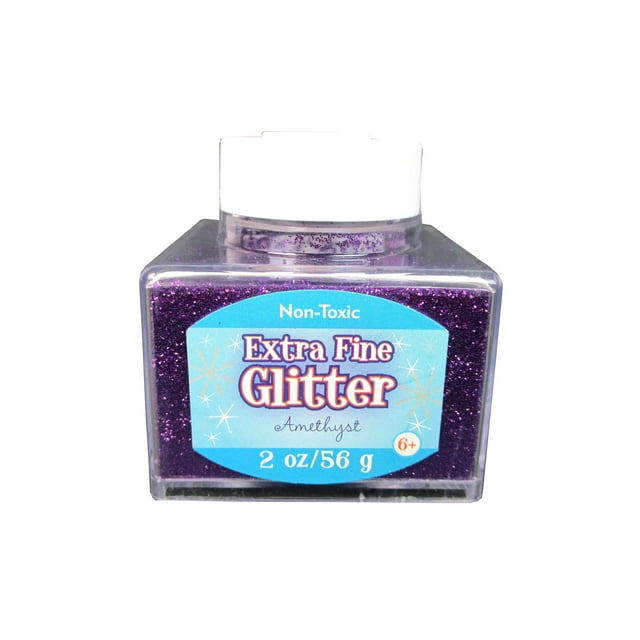 Sulyn Glitter 2oz Stack Jar Extra Fine Amethyst