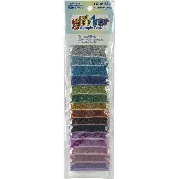 Sulyn Glitter Sample Pack 2g 16/Pkg-Assorted