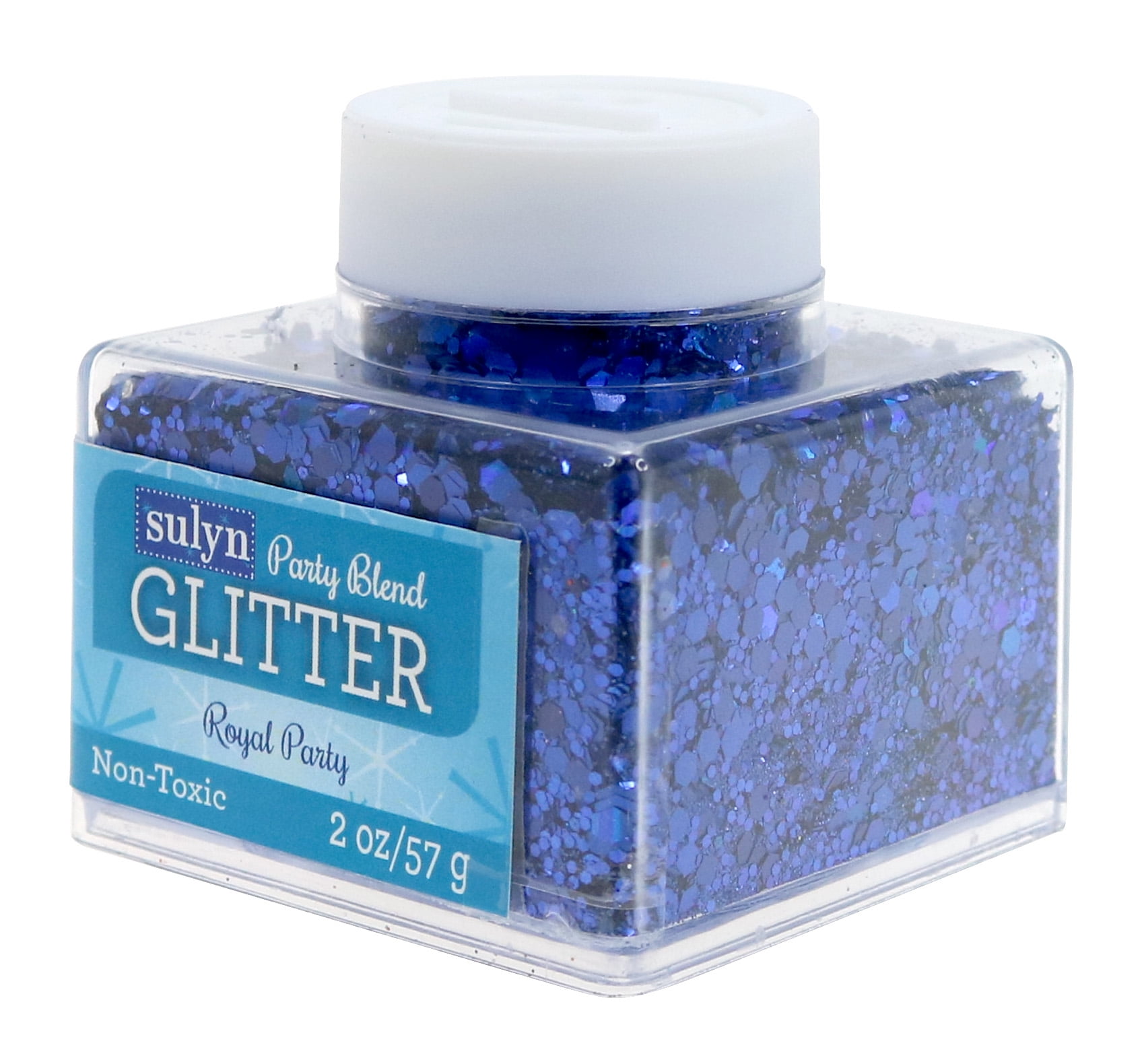 Sulyn Party Blend Glitter for Crafts, Royal Blue, 2 oz