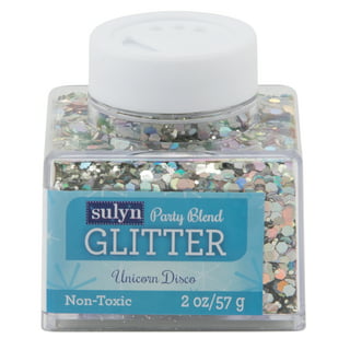 Edible Glitter With Natural Color, 50 Grams Crystal White 