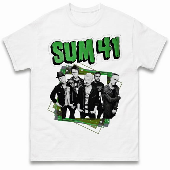 Sum 41 T-Shirt,White Color,Size L