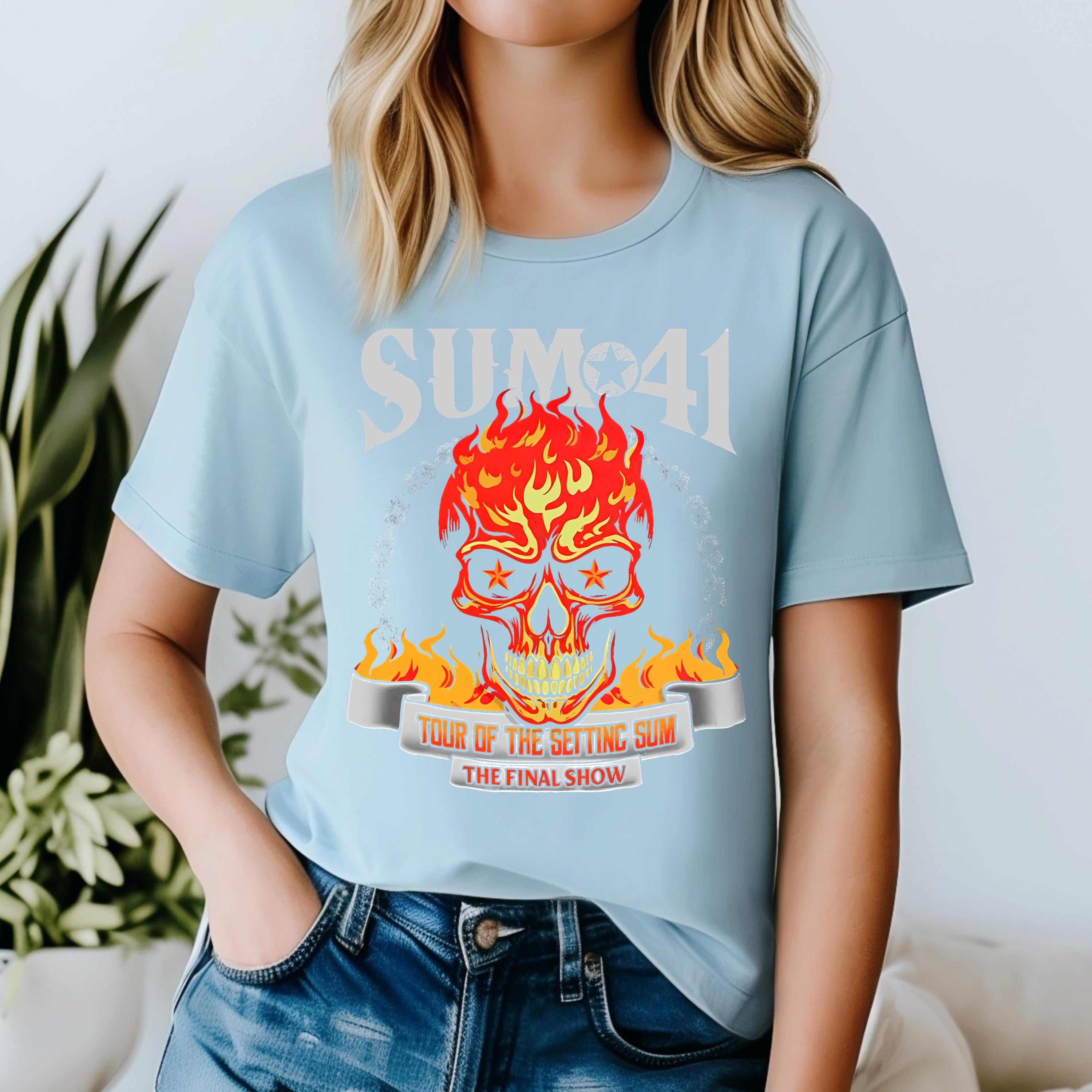 Sum 41 Tour of the Setting Sum 20242025 Tour, TShirt Beautiful, Top
