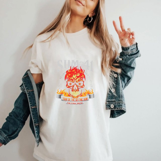 Sum 41 Tour of the Setting Sum 20242025 Tour, TShirt Beautiful, Top