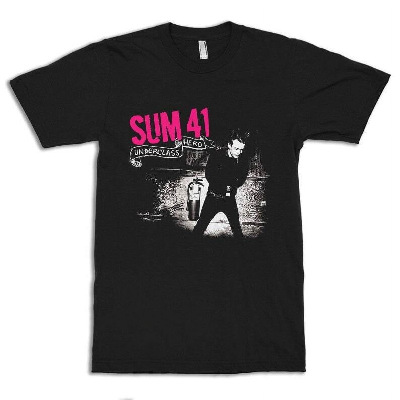 T-shirt Sum 41 Rare Violet Coton Unisexe - Marque Gildan, Personnalisable, Neuf Avec étiquettes