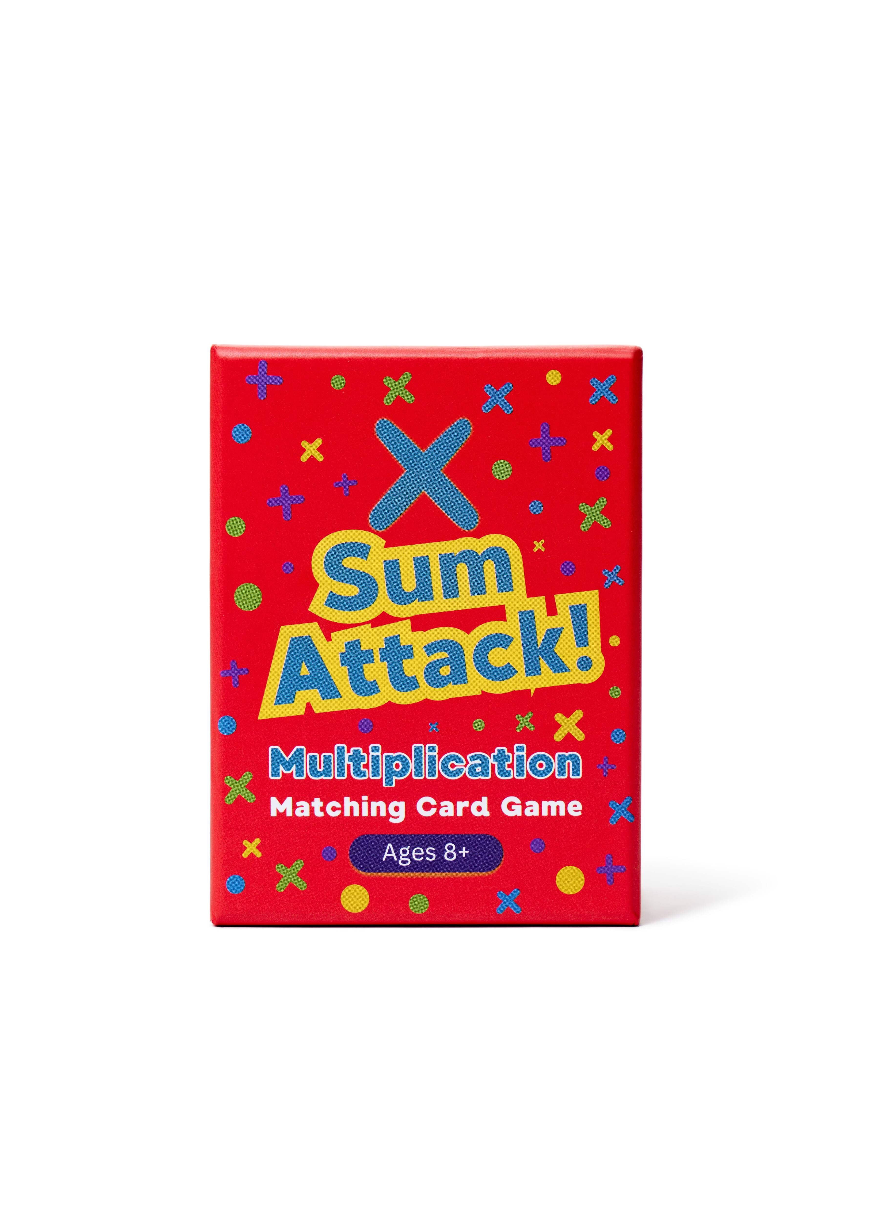 Sum Attack! Multiplication Educational Math Card Game for Kids Ages 8 ...