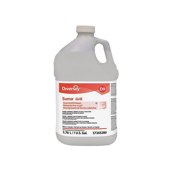DIVERSEY 957265280 Oven and Grill Cleaner, 1 gal., PK4