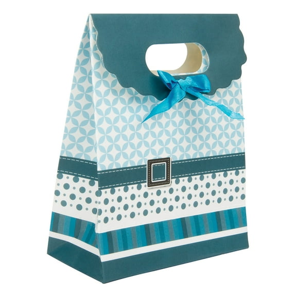 SumacLife Blue Buckle Bow Design Gift Bag