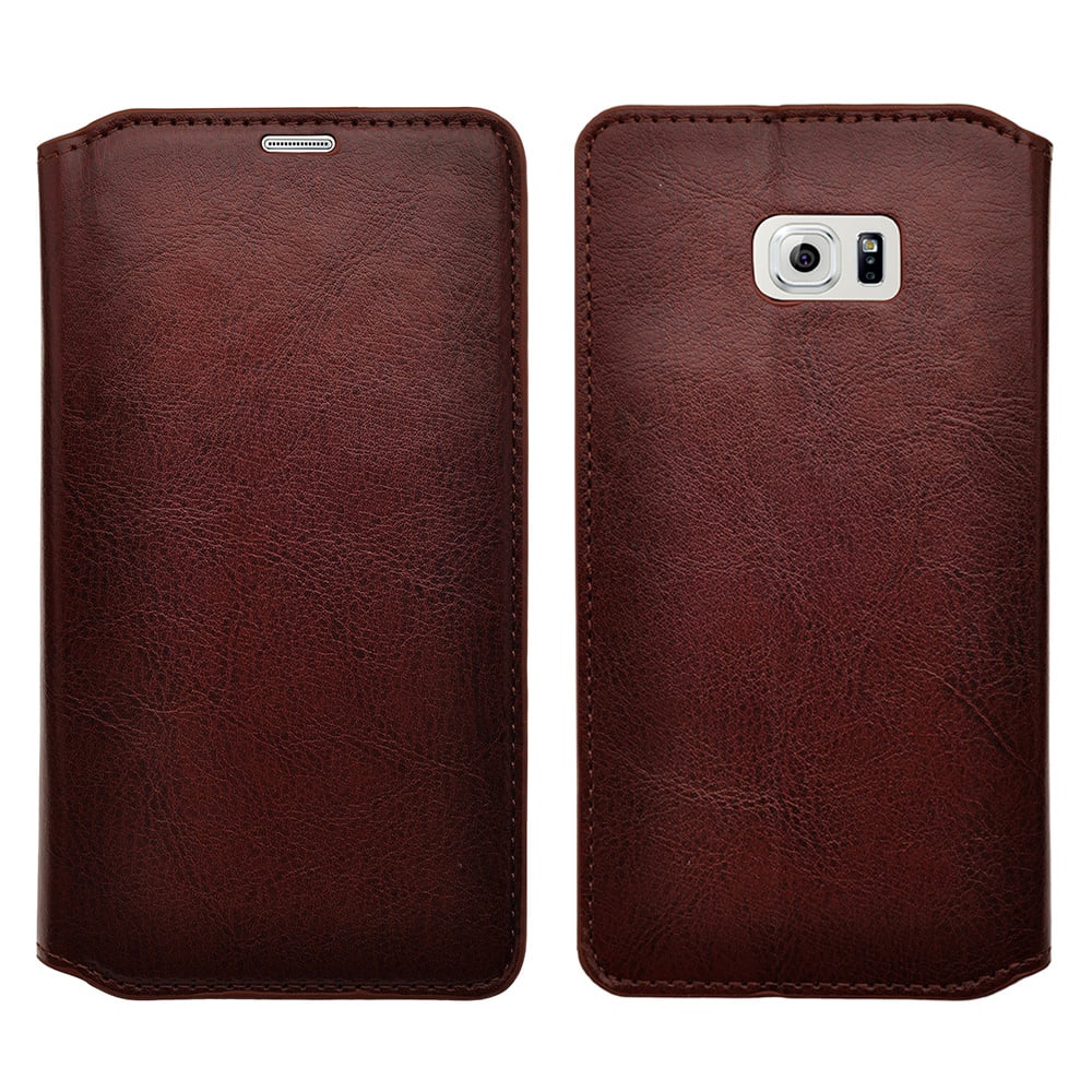 SumacLife Design Portfolio Wallet case Specifically Designed for Samsung Galaxy S6 Edge Plus