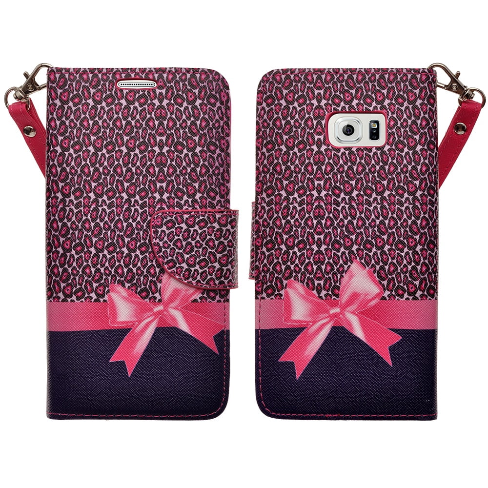 SumacLife Design Portfolio Wallet case Specifically Designed for Samsung Galaxy S6 Edge Plus