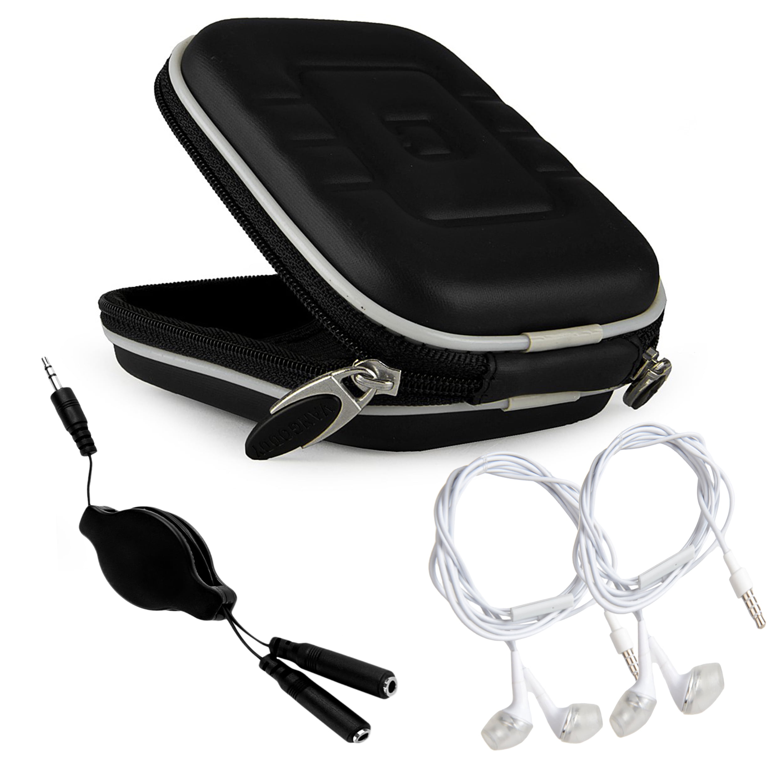 SumacLife In-Ear Headphones, White, 269874