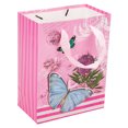 thumbnail image 1 of SumacLife Pink Vintage Butterfly Cocktail Design Gift Bag, 1 of 4