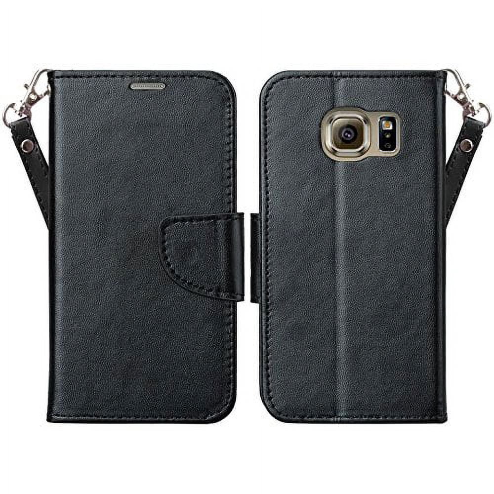 SumacLife Portfolio Design Wallet Case Specifically Designed for Samsung Galaxy S7