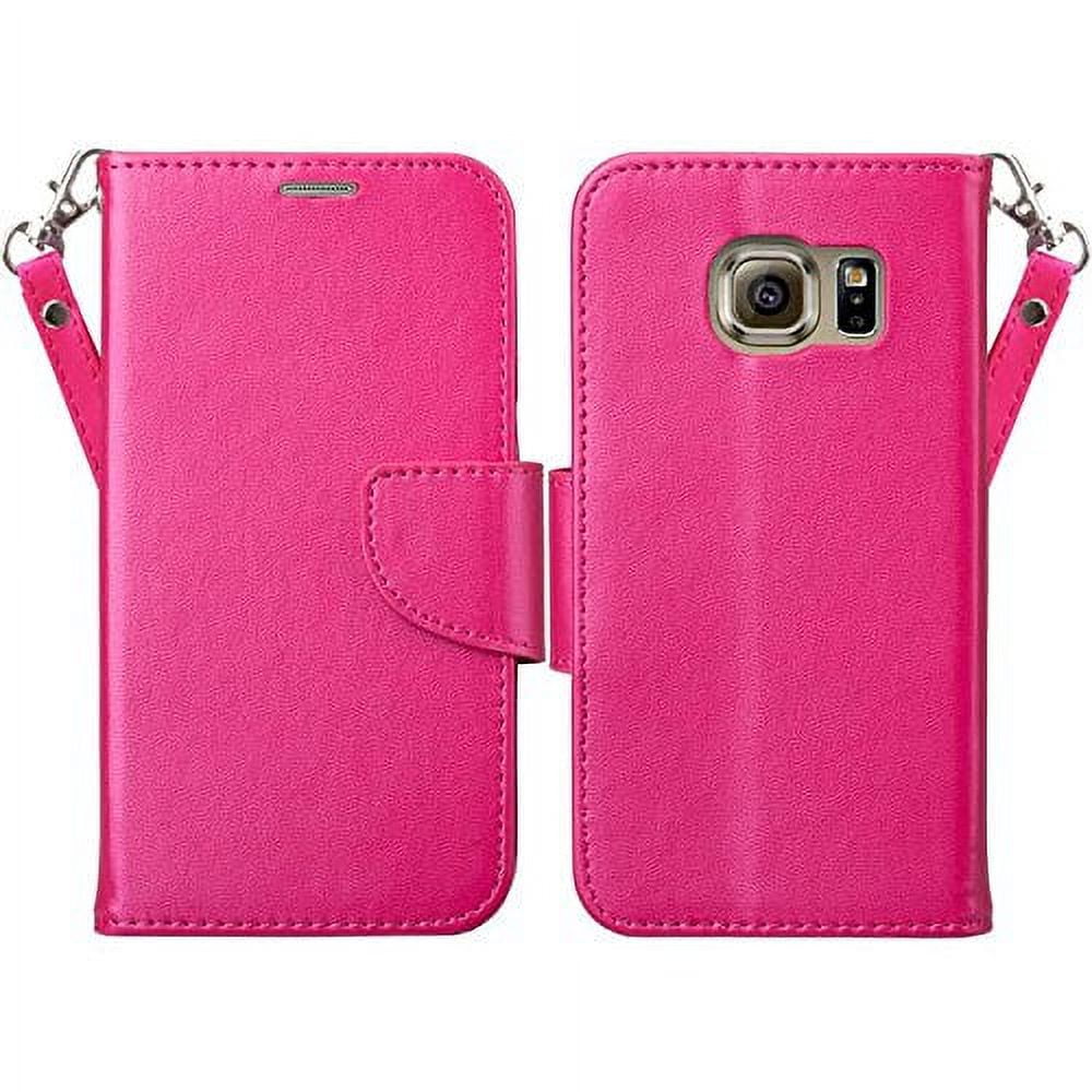 SumacLife Portfolio Design Wallet Case Specifically Designed for Samsung Galaxy S7
