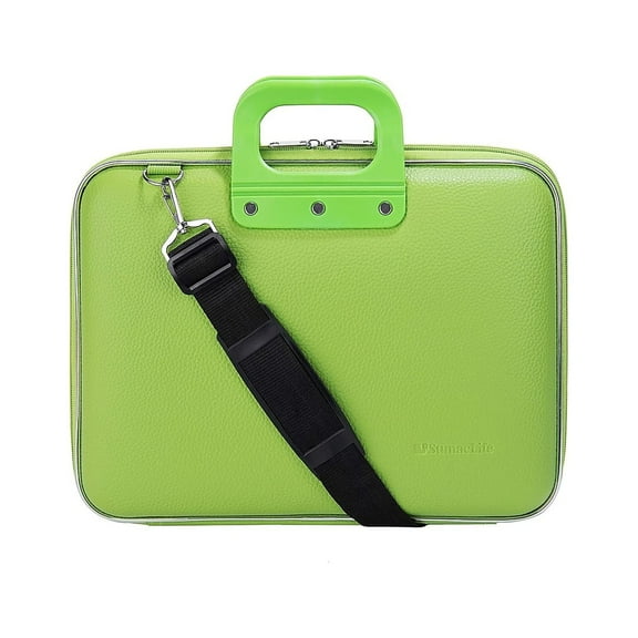 SumacLife Travel Case Shoulder Bag fits 15 to 15.6 inch Laptops Green (PT_NBKLEA571)