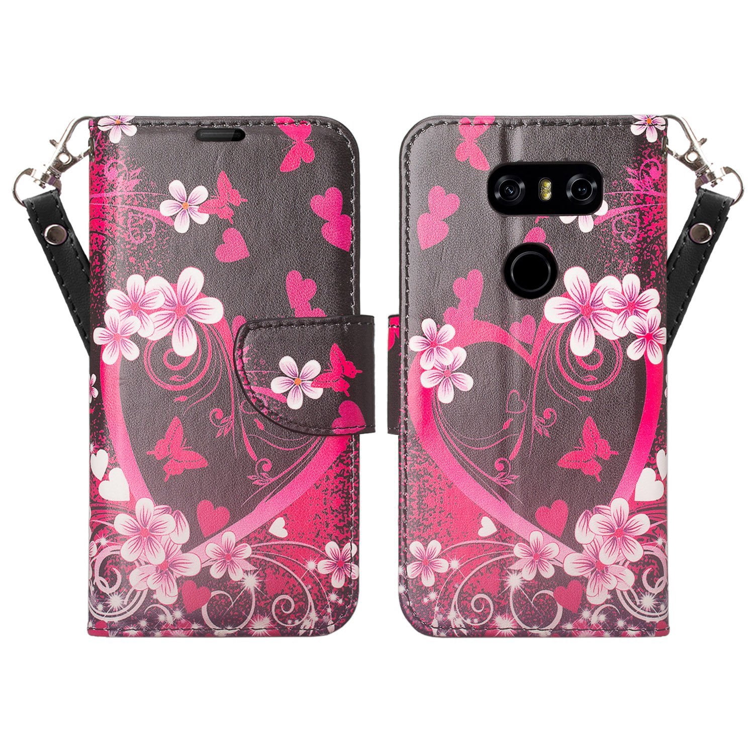 Sumaclife Protective Hybrid Design Case for LG V30 Exact Perfect Fit