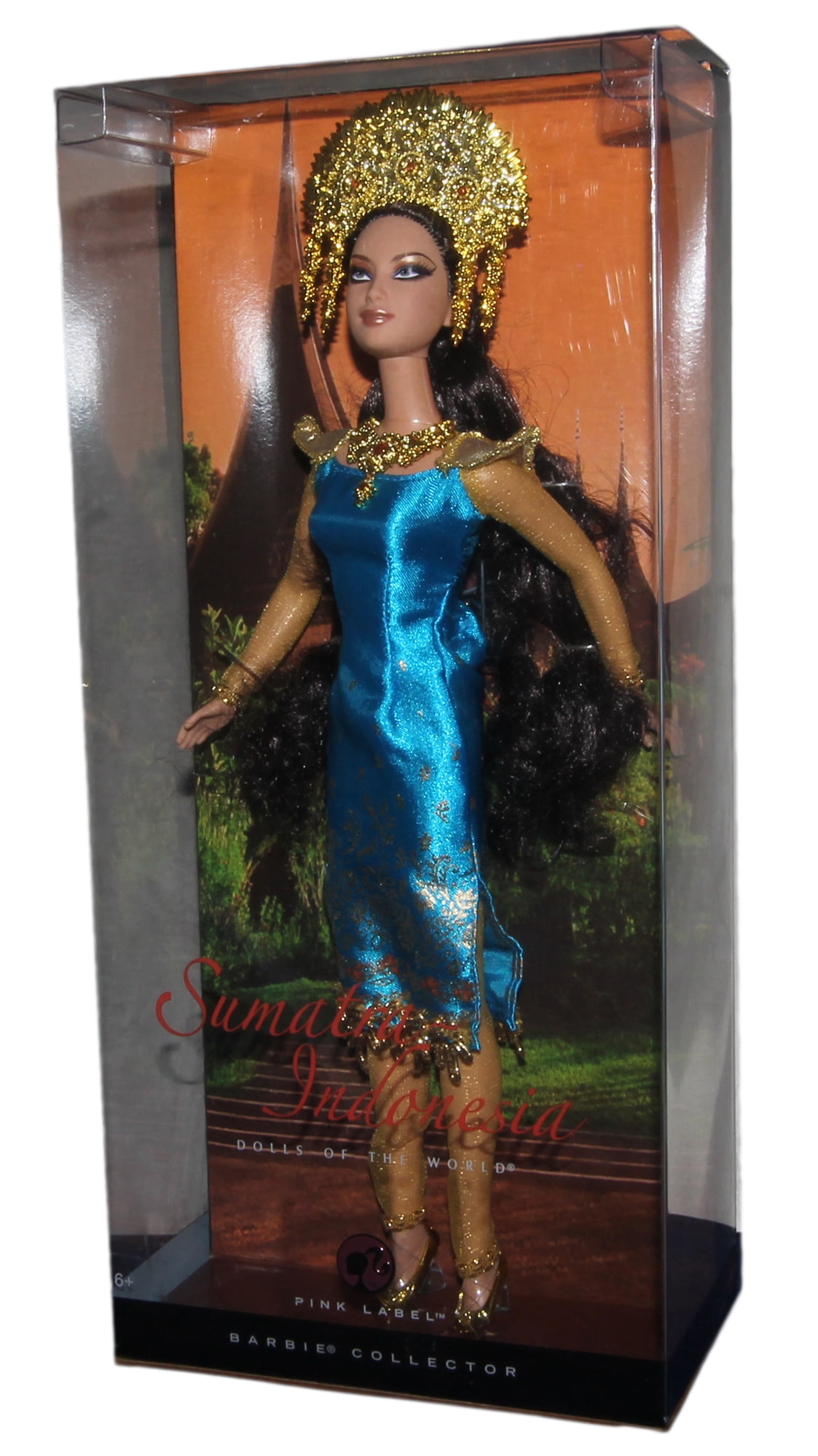 Sumatra Indonesia Barbie Dolls of the World Pink Label 2007 Mattel L9582