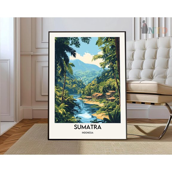 Sumatra Indonesia Tropical Island Poster Unframed Paper Print