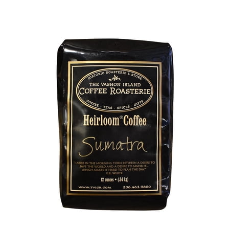 Sumatra Reserve - Roasted by Vashon Island Coffee Roasterie - Whole Bean Coffee - 12 Ounce Bag