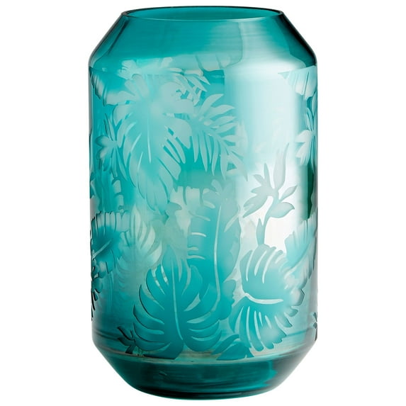 10016-Cyan lighting-sumatra - Large Vase - 8.25 Inches Wide by 13 Inches High
