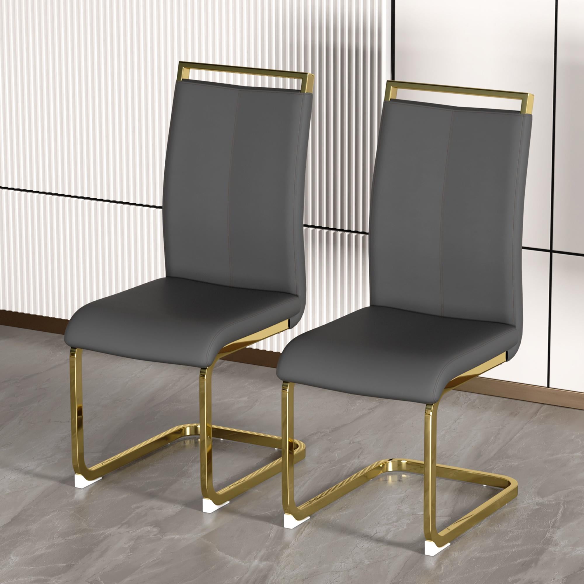 Sumdeal Modern Dining Chairs Set of 2,Modern Dining Chairs with C-Shape ...