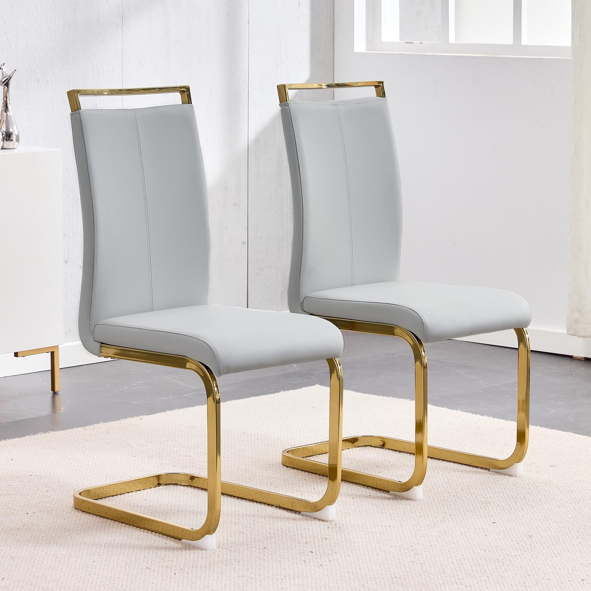 Sumdeal Modern Dining Chairs Set of 2,Modern Dining Chairs with C-Shape ...