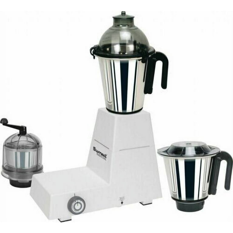 Sumeet Kitchen Electric 110V Mixer Grinder 750 Watt Motor Wet Food Cooking White Color USA Canada Walmart