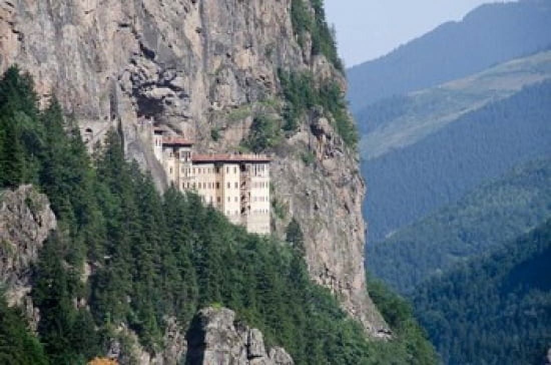 Sumela Monastery Trabzon Turkey Canvas Art - Cindy Miller Hopkins DanitaDelimont (25 x 17)