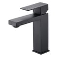 thumbnail image 1 of Sumerain Bathroom Faucet Single Hole Matte Black Lavatory Faucet, 1 of 7