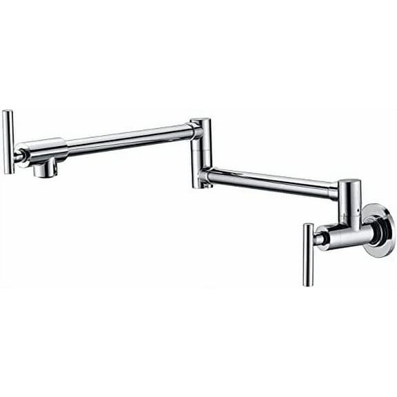 Sumerain Pot Filler Faucets,Wall Mounted Stove Pot Filler in Chrome Finish