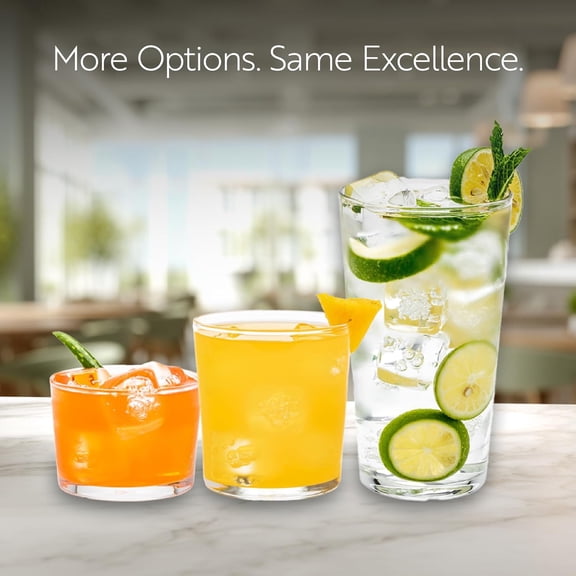 Sumi 17.3 Ounce Highball Glasses Set of 12 Lead-Free Tom Collins Glasses - Tempered Dishwasher-Safe Glassware Clear Glass Tall Bar Glasses Serve Juices Cocktails Or Beers