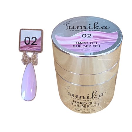 Sumika HEMA TPO Free Builder Gel in Jar 50mL 1.69 oz Color 02