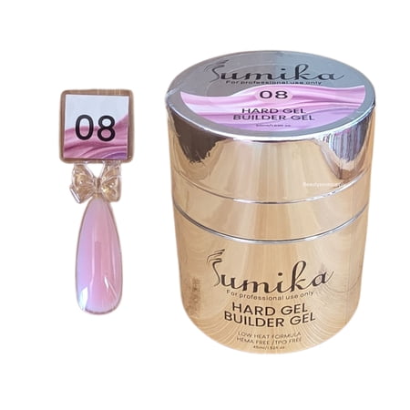 Sumika HEMA TPO Free Builder Gel in Jar 50mL 1.69 oz Color 08