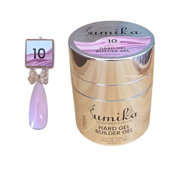 Sumika HEMA  TPO Free Builder Gel in Jar 50mL 1.69 oz Color 10