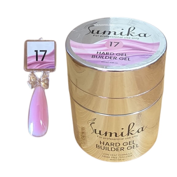 Sumika HEMA TPO Free Builder Gel in Jar 50mL 1.69 oz Color 17