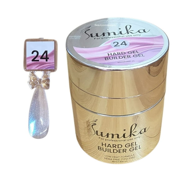 Sumika HEMA  TPO Free Builder Gel in Jar 50mL 1.69 oz Color 24