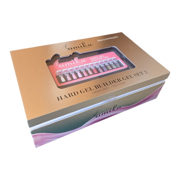Sumika HEMA  TPO Free Builder Gel in Jar Set 13 24 Color Free Clear  Gel Brush