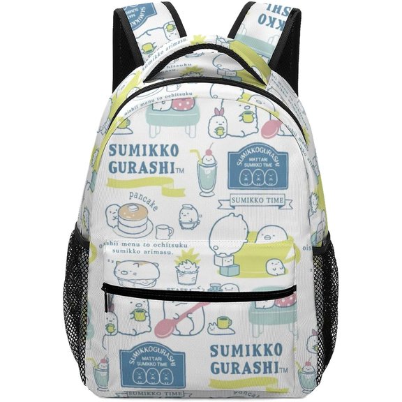 Sumikko Gurashi Backpack Rucksack Daypack Cute Large Capacity A4 Compatible Lightweight Unisex For Travel Hiking