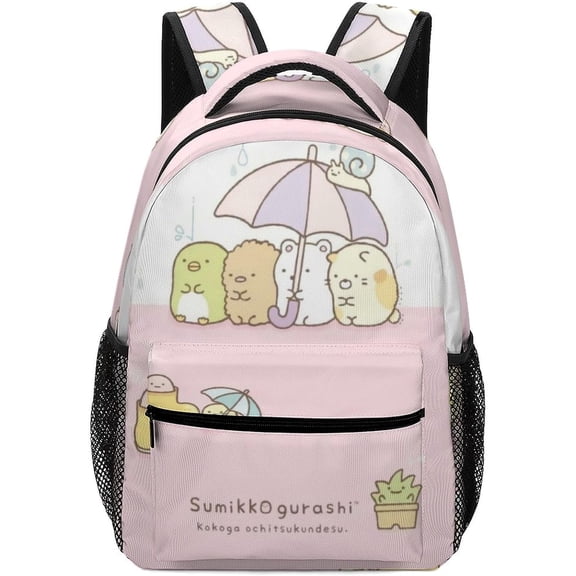 Sumikko Gurashi Backpack Rucksack Daypack Cute Large Capacity A4 Compatible Lightweight Unisex For Travel Hiking