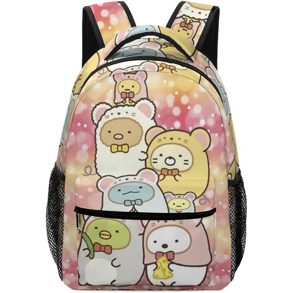 Sumikko Gurashi Backpack Rucksack Daypack Cute Large Capacity A4 Compatible Lightweight Unisex For Travel Hiking