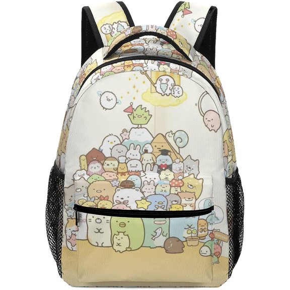 Sumikko Gurashi Backpack Rucksack Daypack Cute Large Capacity A4 Compatible Lightweight Unisex For Travel Hiking