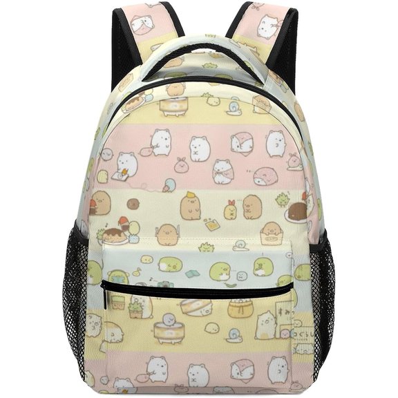 Sumikko Gurashi Backpack Rucksack Daypack Cute Large Capacity A4 Compatible Lightweight Unisex For Travel Hiking