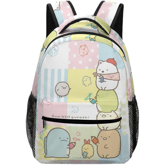 Sumikko Gurashi Backpack Rucksack Daypack Cute Large Capacity A4 Compatible Lightweight Unisex For Travel Hiking