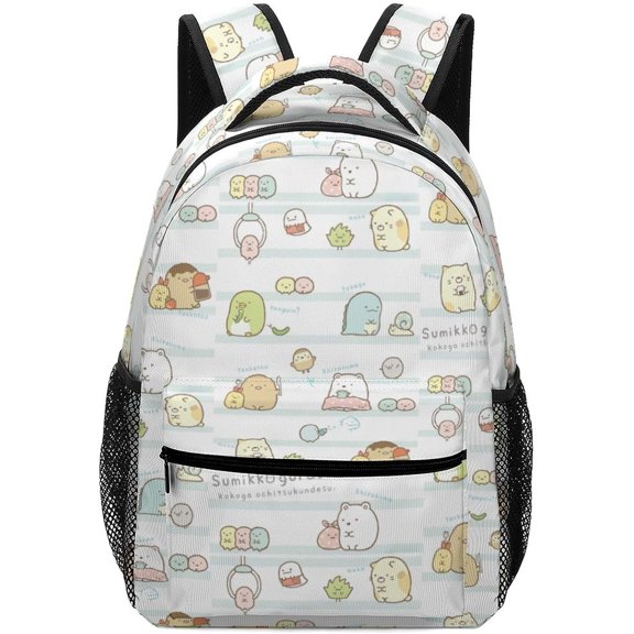 Sumikko Gurashi Backpack Rucksack Daypack Cute Large Capacity A4 Compatible Lightweight Unisex For Travel Hiking
