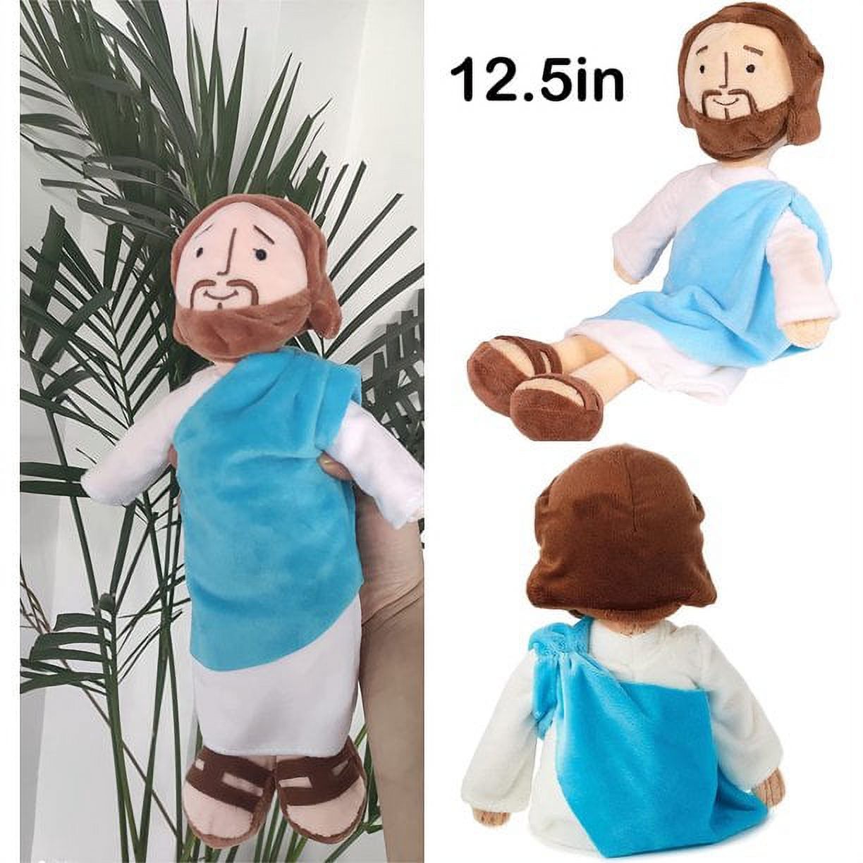 Suminiy.US Jesus Stuffed Doll Christ Jesus Plush Cushion Toy Adorable