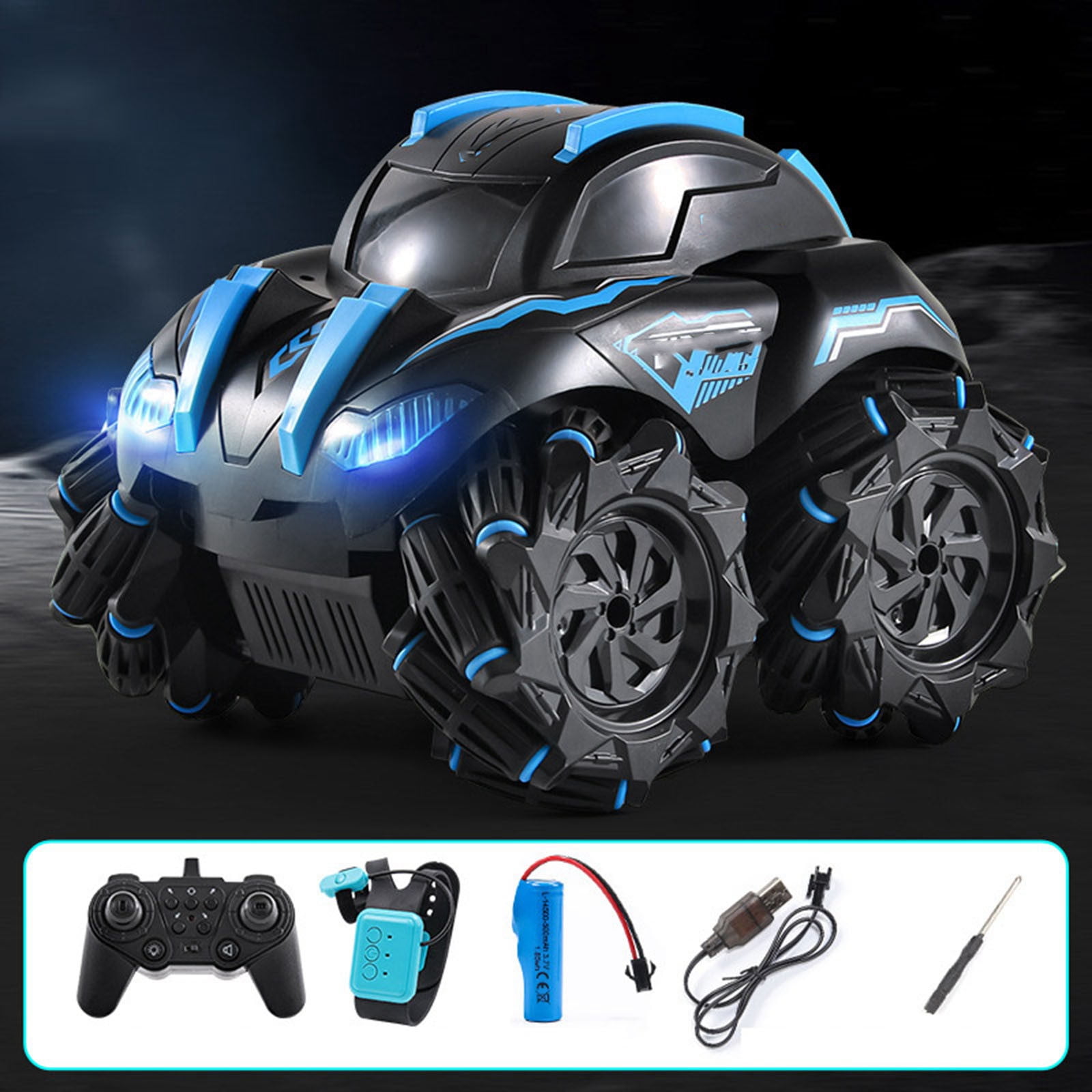 Border New 360° Tumble Remote Control Stunt Drift Car With Light Sound