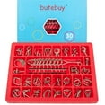 Sumllary Butebuy 30 Metal Wire Puzzle Game Set IQ Test Game Toys Hand